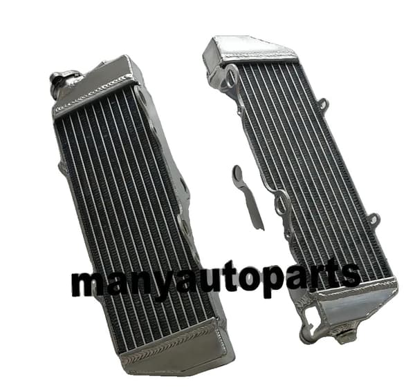 L&R Aluminium Radiator, Forbedret Køleydelse, Fuld Poleret Finish, Holdbar Konstruktion