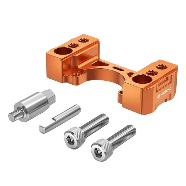 Styrhæver til KTM 790/890, 1,0" hævning, CNC-bearbejdet aluminium,V2 Orange