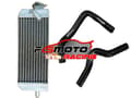 Miniatyrbillede 1 af 2: Aluminiumradiator, legeringskonstruktion, frontplacering,Radiator Sort Slange