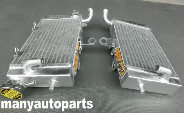 Honda XRV650 Africa Twin Aluminiumkylare, kraftig design, förbättrad kylkapacitet, TIG-svetsad konstruktion