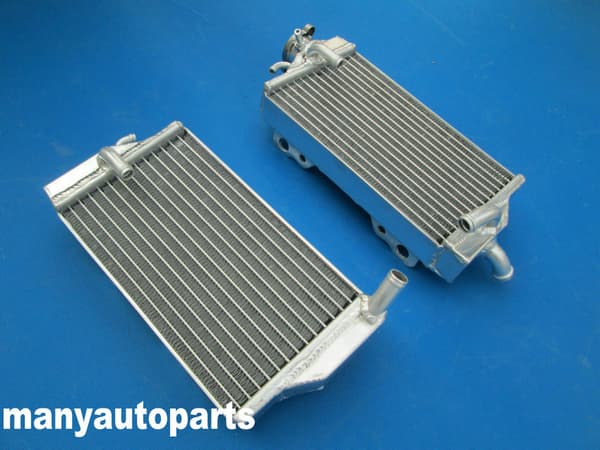 Aluminiumkylare för Honda CR250 CR250R, Ökad kylkapacitet, TIG-svetsad konstruktion, Kraftig design