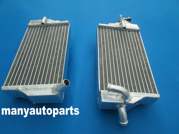 Aluminiumkylare för Honda CR250 CR250R, Ökad kylkapacitet, TIG-svetsad konstruktion, Kraftig design