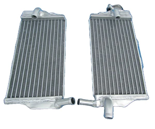 Aluminiumkylare för Honda CR250 CR250R, Ökad kylkapacitet, TIG-svetsad konstruktion, Kraftig design