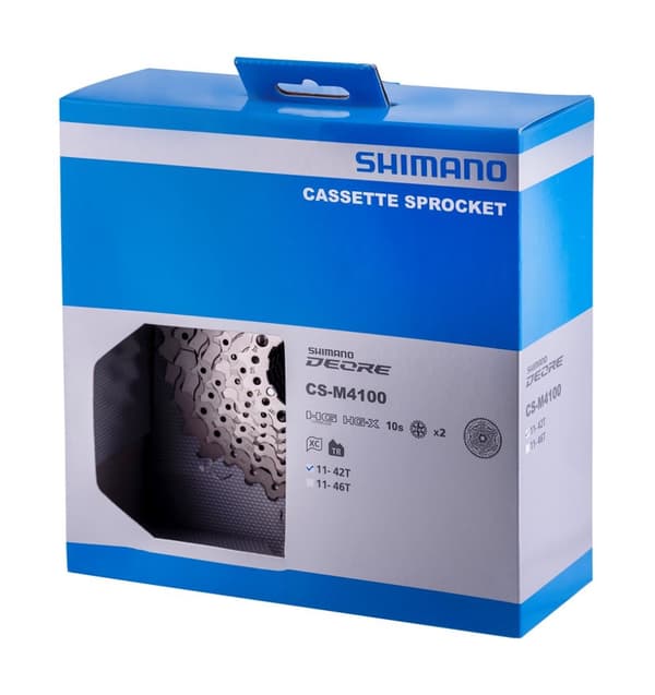 Shimano Cassette 10-nopeuksinen 11-42 CS-M4100