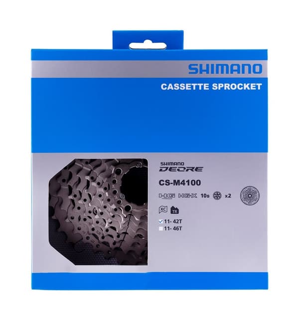 Shimano Cassette 10-nopeuksinen 11-42 CS-M4100