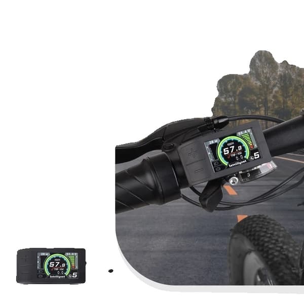 Elcykelkit, LCD-färgskärm, tillämplig på Bafang 8FUN-motor., 500C
