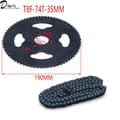 Pikkukuva 2 / 2: Mini Moto -ketju, 136 lenkkiä, 2-tahtimoottorin osat, T8F-74T-35MM setti