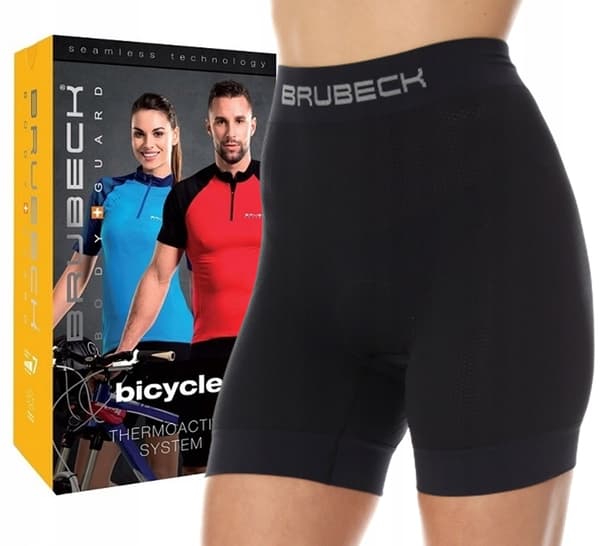 KVINDE cykelboksershorts med BRUBECK S-indlæg