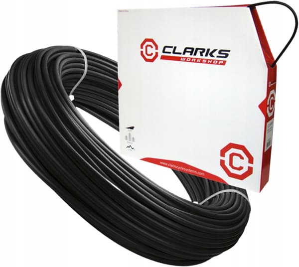 Bremsekabelhus sort Clarks med HDPE-indlæg