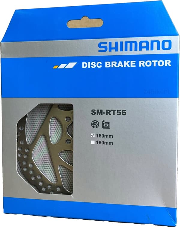 Jarrulevy 160 mm 6-pulttinen Shimano DEORE SM-RT56 alkuperäinen