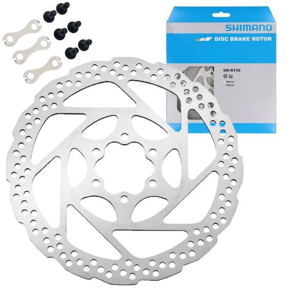Jarrulevy 160 mm 6-pulttinen Shimano DEORE SM-RT56 alkuperäinen