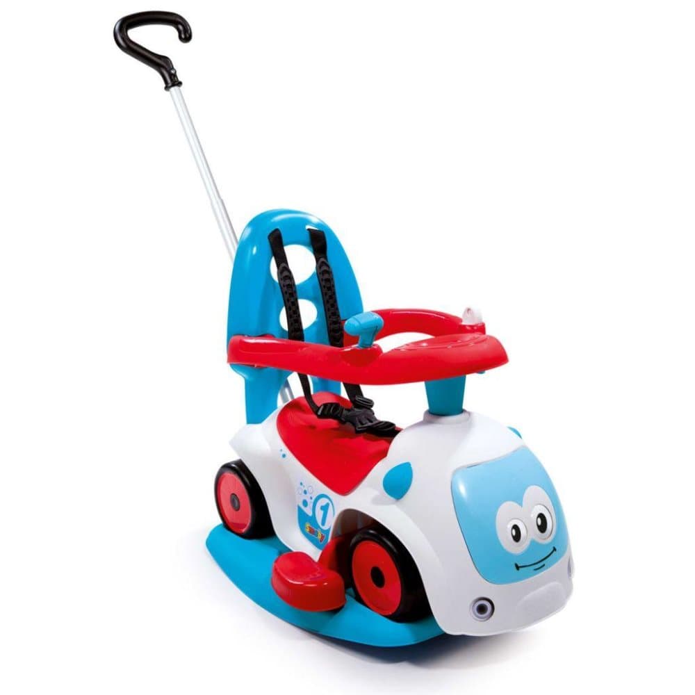 Smoby 4-i-1 kørbar bil til børn Maestro Balade III blå 720300