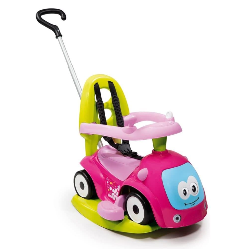 Smoby 4-i-1 børnebil Maestro lyserød og fuchsia