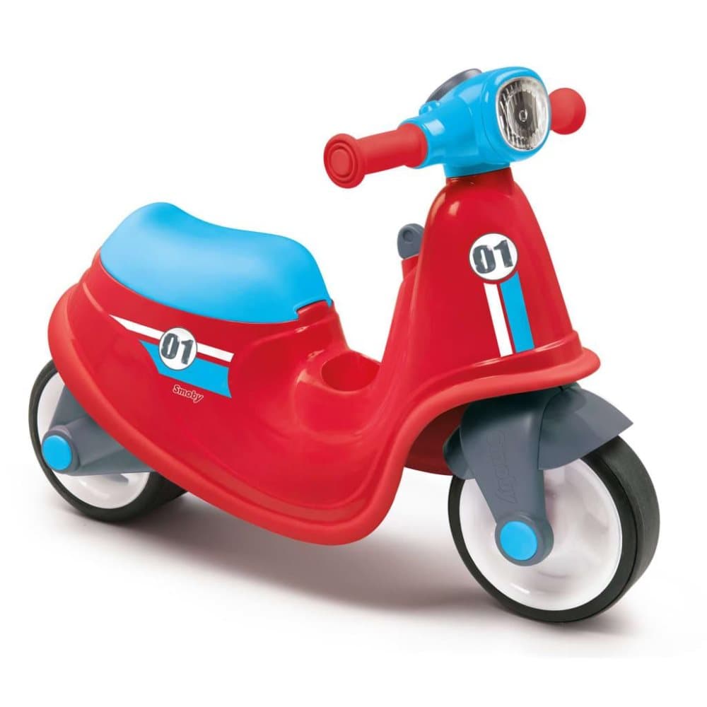 Smoby børnescooter rød og blå
