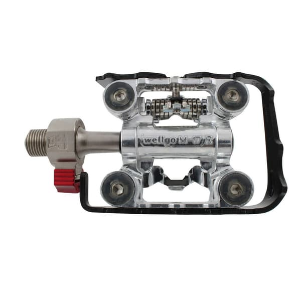 Wellgo Pedaler Half Clipless Silver