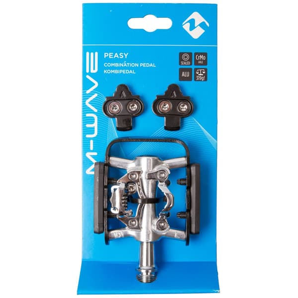 M-wave Pedaler Peasy Svart,Silver