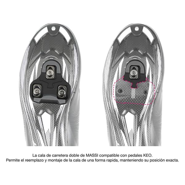 Massi Pedaler M5t Road Sls Svart,Silver