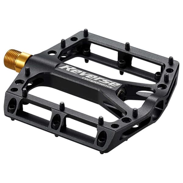 Reverse Components Pedaler Black One Guld