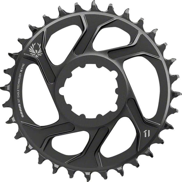 Sram - CW8030050 - Eagle X-Sync 30T Direct Mount Counterbalanced Boost Aluminium 12-Speed Chin - Ring - Svart, 3 mm