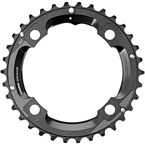 SRAM MTB GX 10-fach M-Pin 104mm svart kedjering - MTB - Unisex - Vuxen - Aluminium