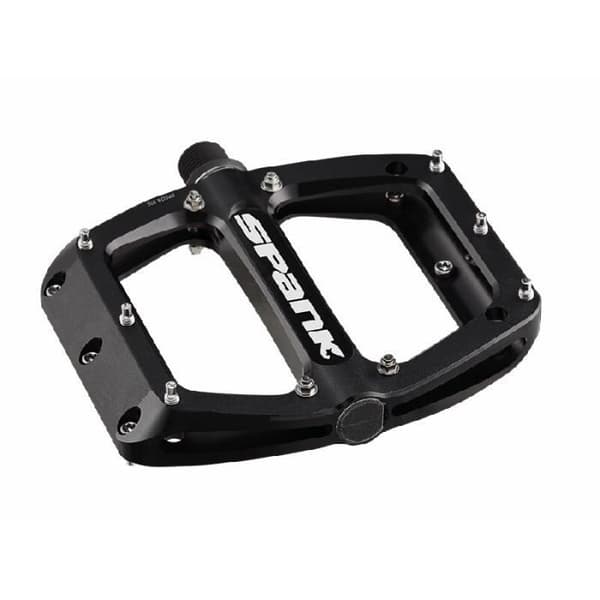 Spank Spoon Reboot L platta pedaler - svarta - 14 mm/110 mm för MTB och E-BIKE
