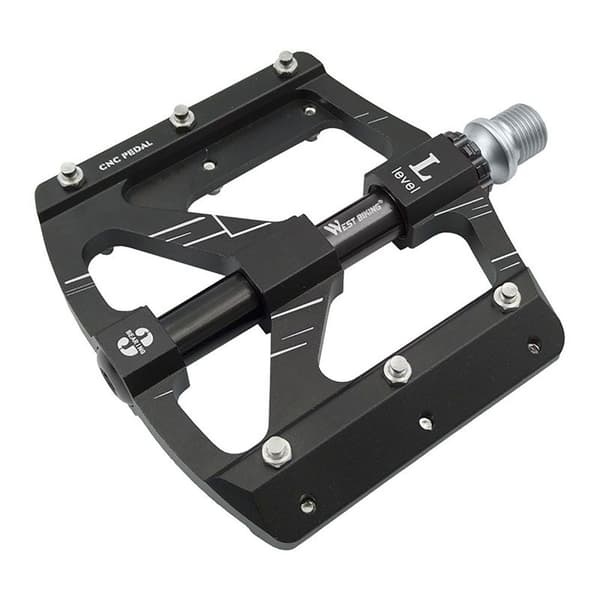 Mvtek Flat Alloy Cykelpedaler Silver