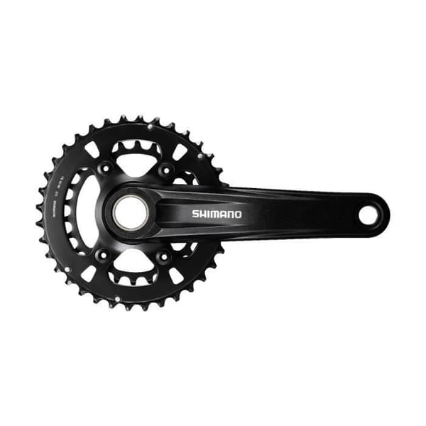 Shimano Fc-MT610-2 MTB Vevsats - Svart - 175 mm - Dubbelt kedjeblad 36-22T