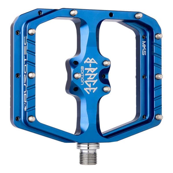 Burgtec Penthouse Flat Mk5 B-rage Edition Pedaler Blå