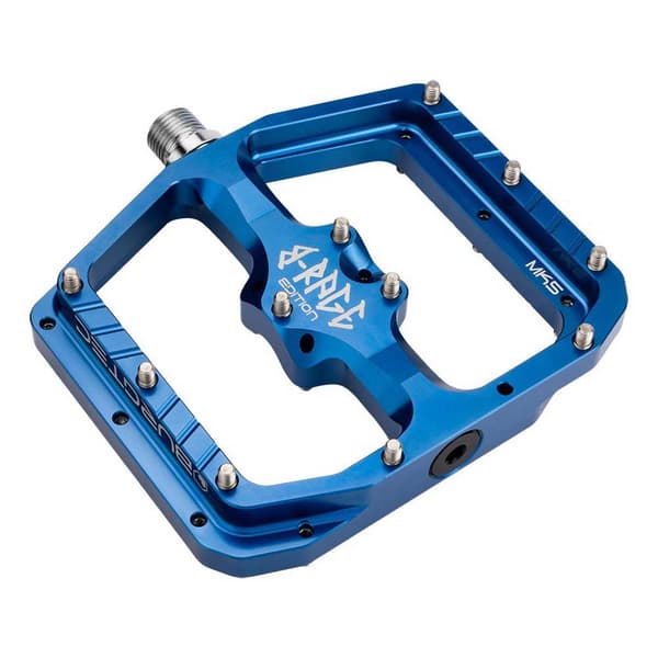 Burgtec Penthouse Flat Mk5 B-rage Edition Pedaler Blå