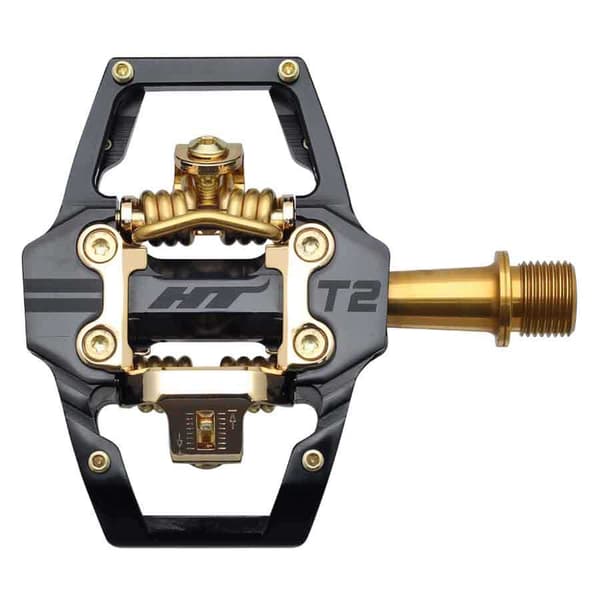 Ht Components T2 Titanium Limited Edition Cykelpedaler Guld