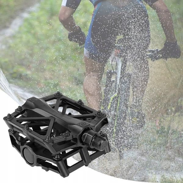 ROXAR MTB plattformscykelpedaler, aluminium, svart