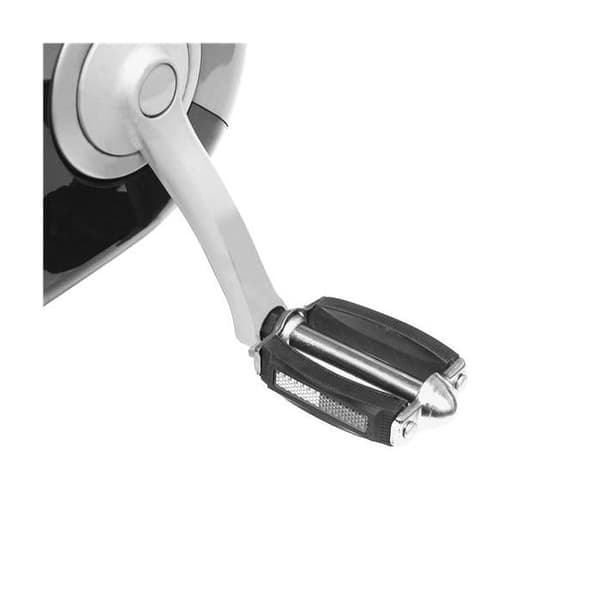 Pedaler - Dresco - Classic - Svart/silver - 12 cm - Fritidscykel