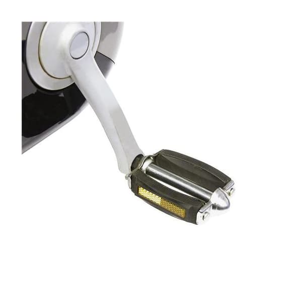 Pedaler - Dresco - Classic - Svart/silver - 12 cm - Fritidscykel