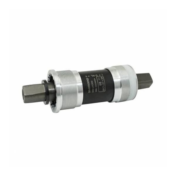 Shimano UN300 fyrkantigt bottenfäste 122mm engelsk gänga - Unisex - Grå - Att montera själv - Vuxen