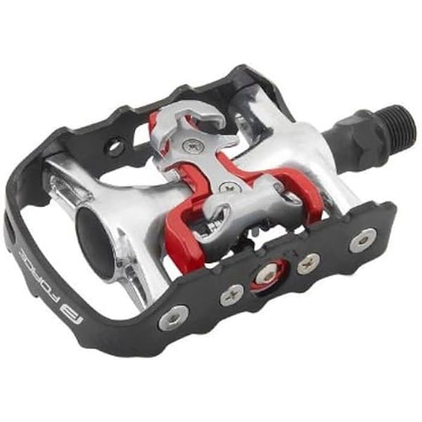 Enkel VTT-pedaler Force Click med klossar - FORCE - Vit - Kompatibel med Shimano SPD