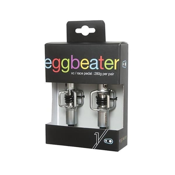 Crankbrothers Eggbeater 1 MTB automatiska pedaler - svart/Silver