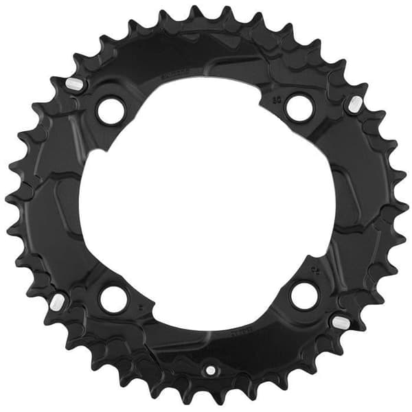 Shimano Deore FC-M627/FC-M627-B (36-22T)/FC-M617/FC-M617-B2(36-22T) Kedjering - Grå - 36T - Vuxen - Herr