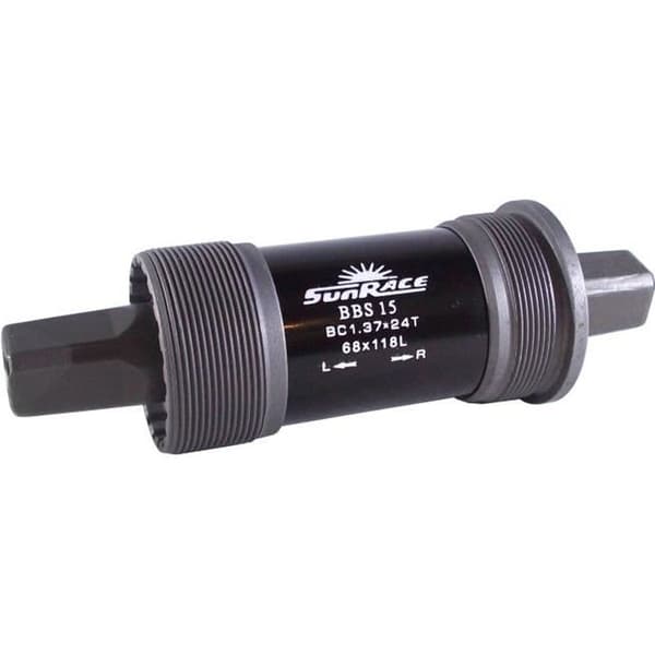 SUNRACE BBS 15 bottenfäste - Fyrkantig axel - 68x118L - MTB/Väg/stadscykel