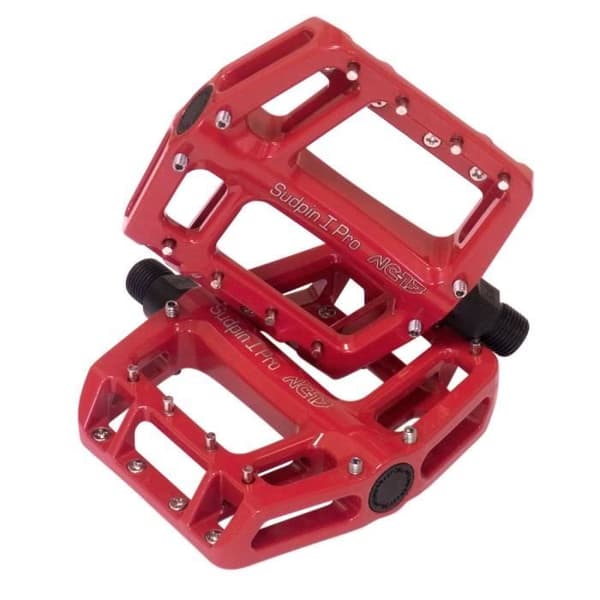 Sudpin I Pro NC-17 BMX-pedaler - Röd - Unisex - 96 x 96 mm