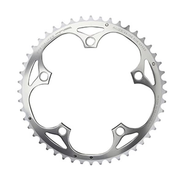 VÄGKEDJING 5BRA 48DTS D.130 EXTERIÖR SILVER ALU 7075 TA ALIZE TYP SHIMANO 9-10V.