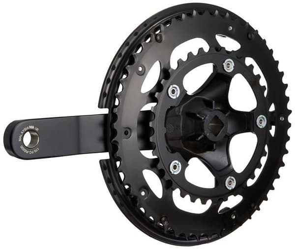 Shimano vevparti - pedal - pedalskydd - EFCRS200E04C - Fc-rs200 Guarnitura per Catena Unisex Adulto, Nero, Taglia Unica