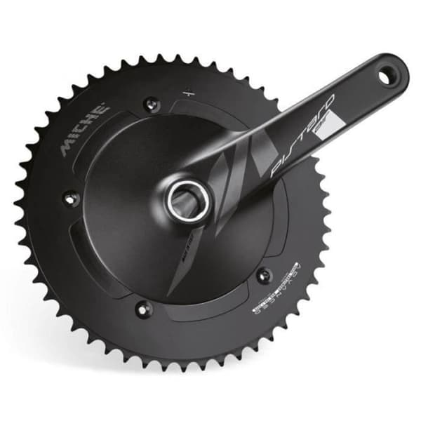 Aluminium vevparti för landsvägscykel Miche Pisterd 2.0 Evo Max 144 BCD 165 mm - svart - 49T