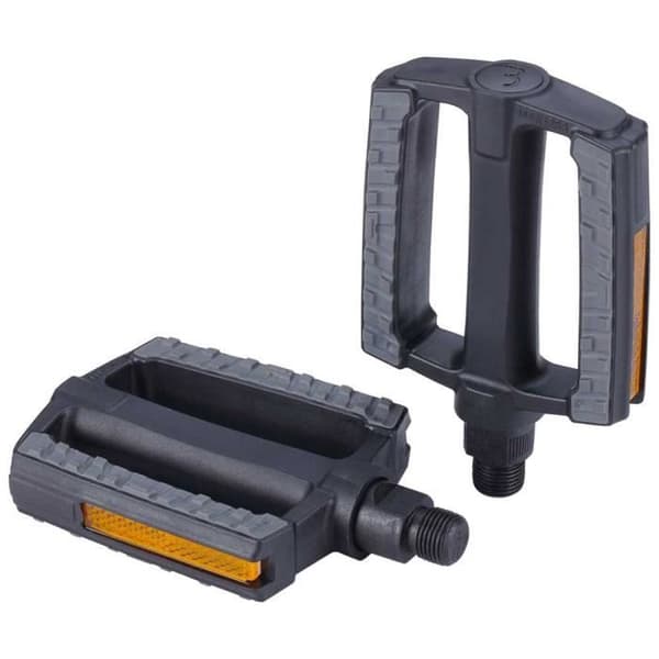Platta Pedaler - BBB - SteadyRider Bpd-44 - 9-16 tum - Halkfria - Gummireflekterande