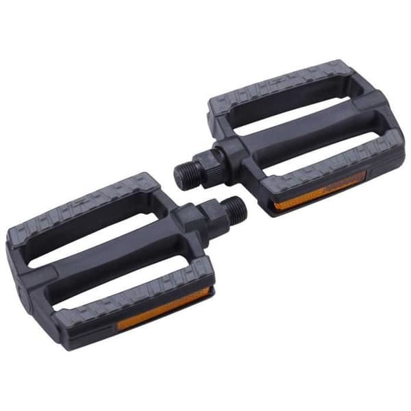 Platta Pedaler - BBB - SteadyRider Bpd-44 - 9-16 tum - Halkfria - Gummireflekterande