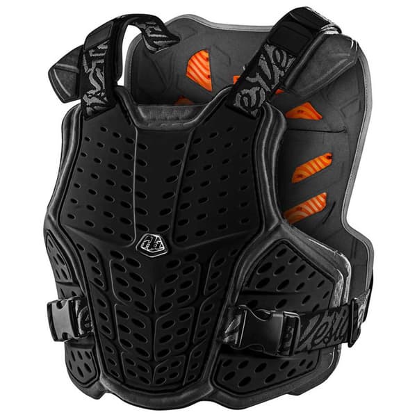 Troy Lee Designs Gilet Beskyttelse Rockfight Ce Chest Sort XS-S