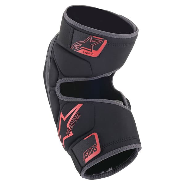 Alpinestars Bicycle Knäskydd Vector Röd,Svart,Grå L-XL