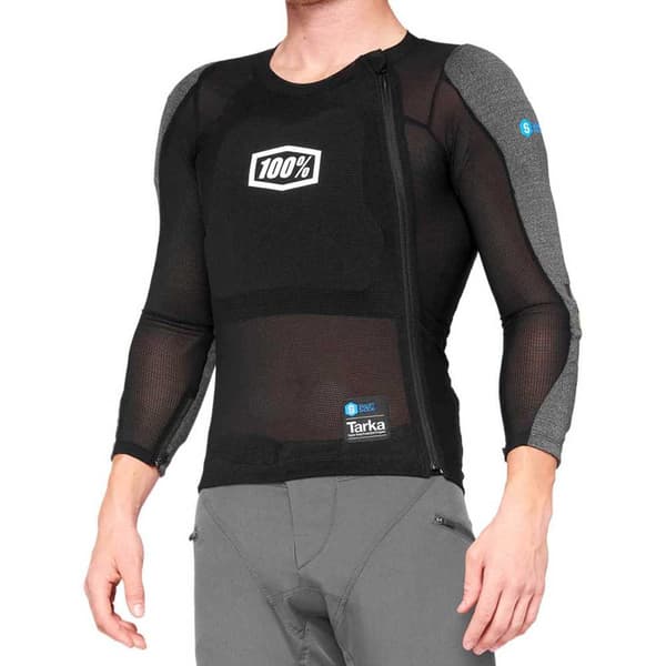 100percent Beskyttende Langærmet T-shirt Tarka Sort L
