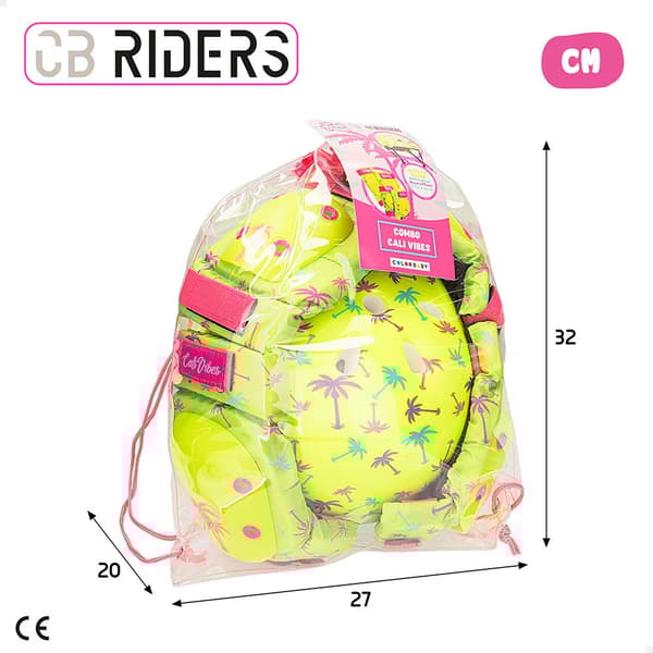 Colorbaby Set Codillas Och Knä Riders Rosa
