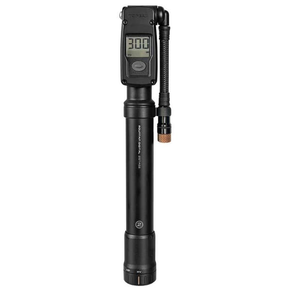 Topeak Minipump Mountain Digital 2 Stage Svart