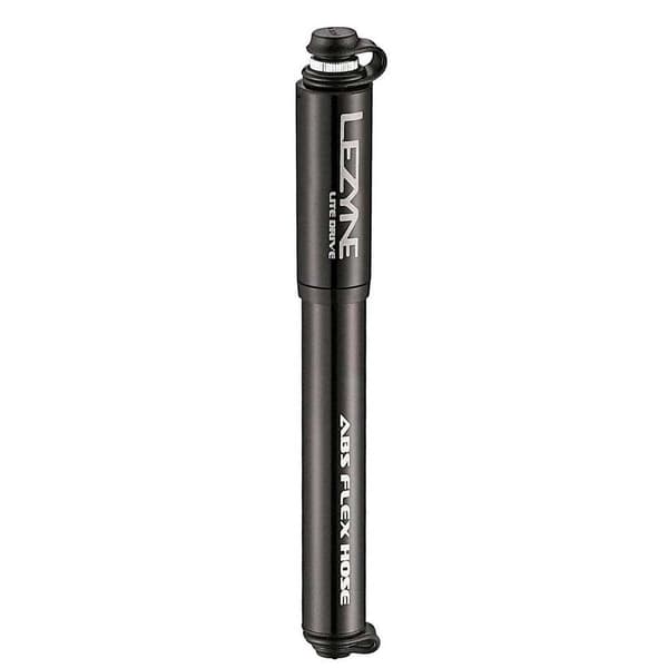 Lezyne Mini Pumppu Lite Drive-s Cnc Machined 160 Psi 180 Mm Long Musta 180 mm / 160 Psi